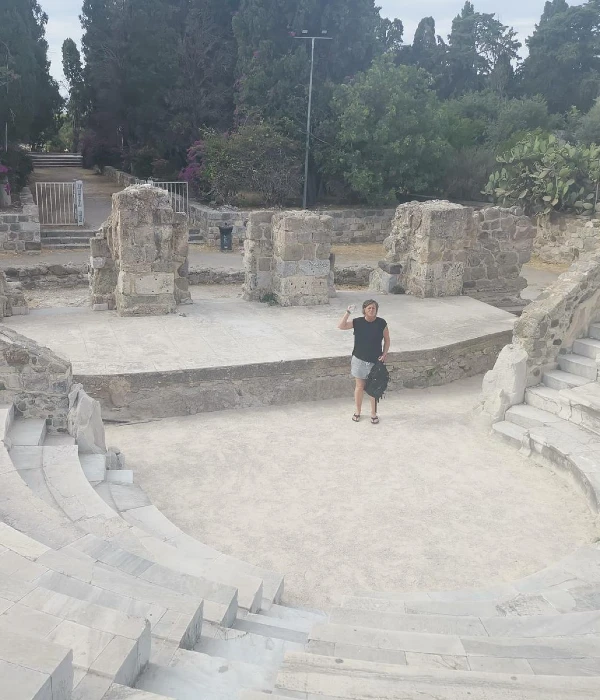 Das Odeon in Kos-Stadt